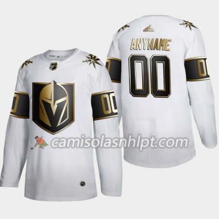Camisola Vegas Golden Knights Personalizado Adidas 2019-2020 Golden Edition Branco Authentic - Homem